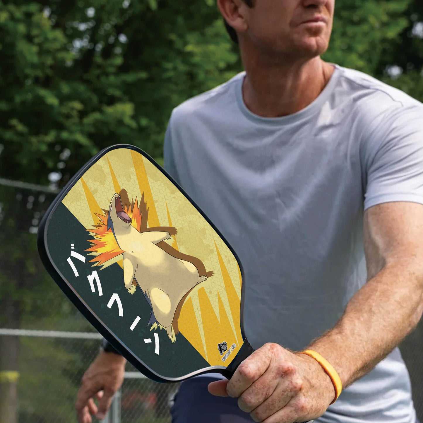 Custom Typhlosion Attack Pokemon Pickleball Paddle