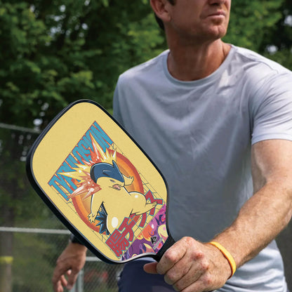 Custom Typhlosion Pokemon Pickleball Paddle