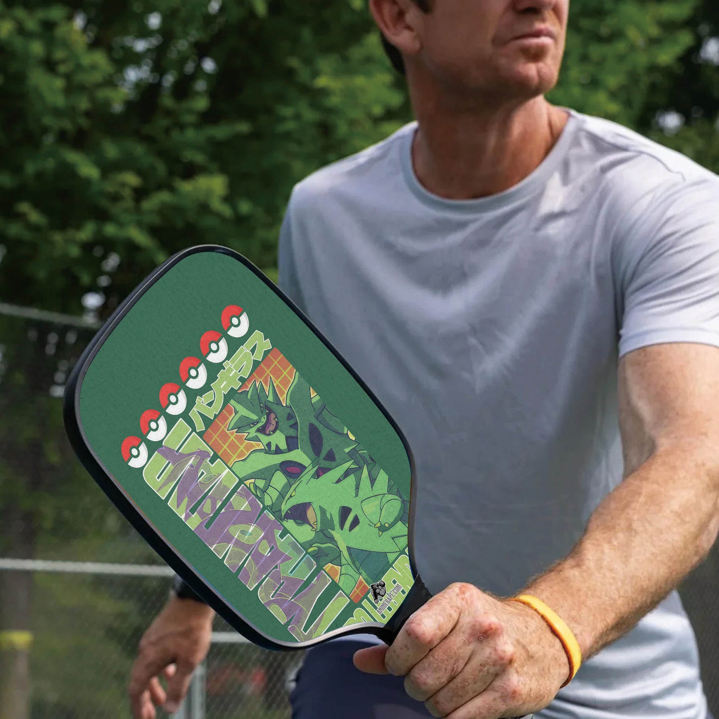 Custom Tyranitar Pokemon Pickleball Paddle