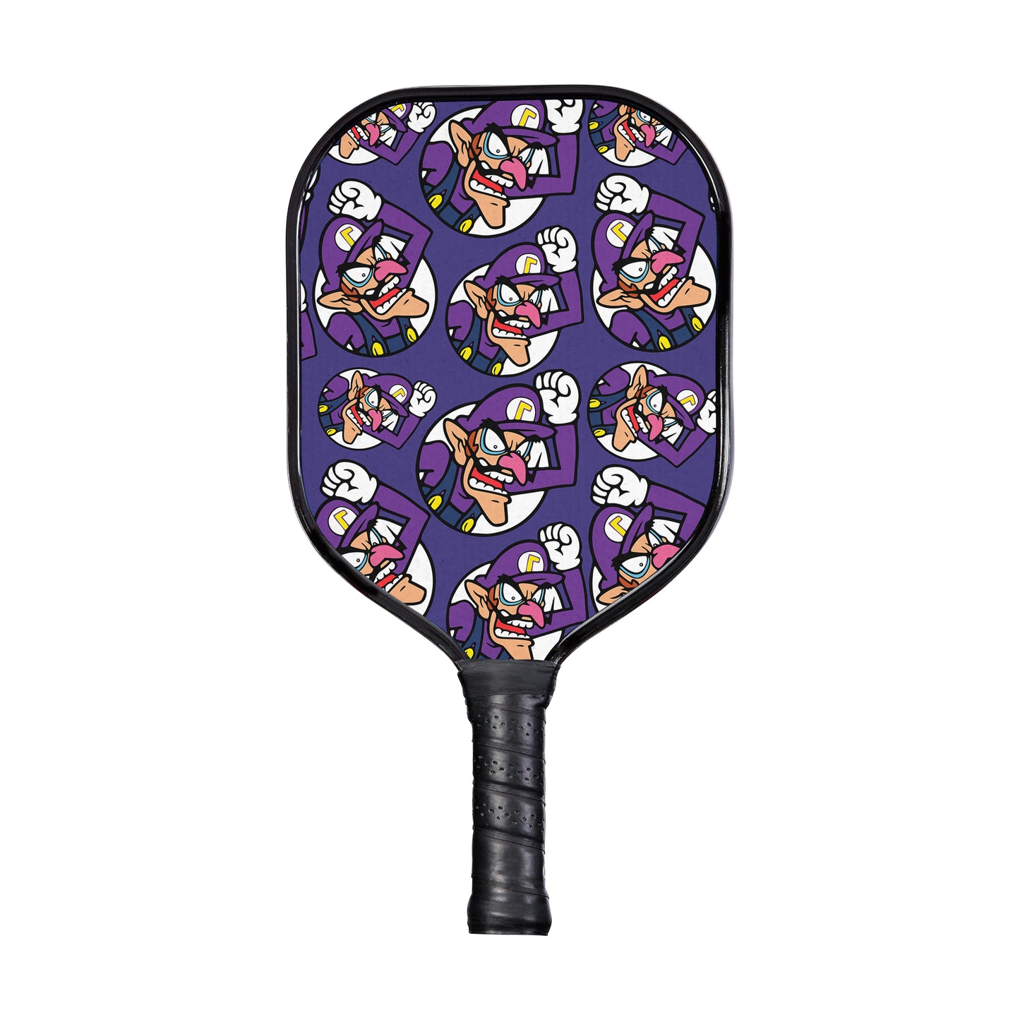 Custom Waluigi Super Mario Pickleball Paddle