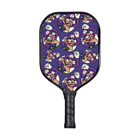 Custom Waluigi Super Mario Pickleball Paddle