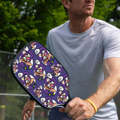 Custom Waluigi Super Mario Pickleball Paddle