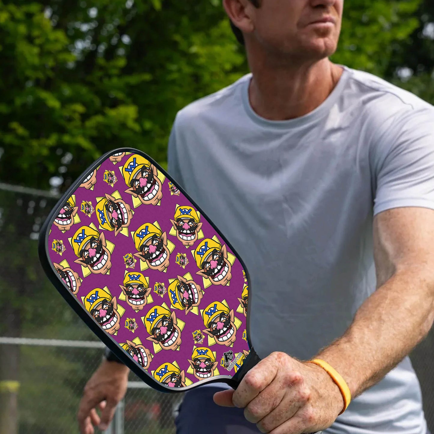 Custom Wario Super Mario Pickleball Paddle