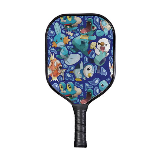 Custom Water Type Starters Pokemon Pickleball Paddle