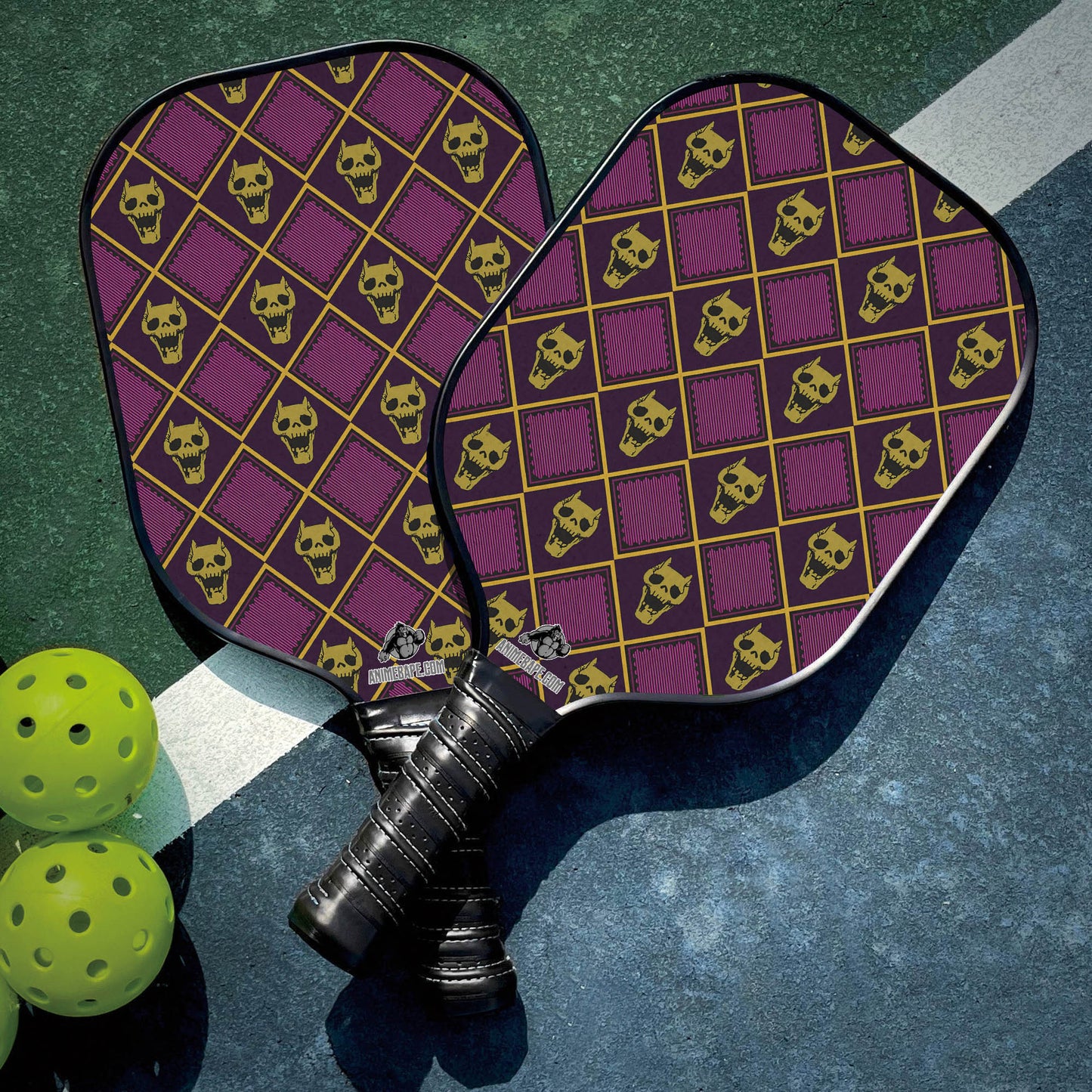 Custom Yoshikage Kira Killer Queen Jojo_s Bizarre Adventure Pickleball Paddle