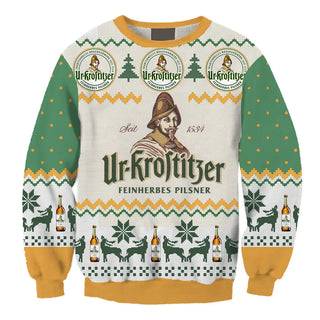 Unisex Ur-krostitzer Printed 3D Ugly Christmas Sweater For Men & Women Christmas Gift Sweater BH1202