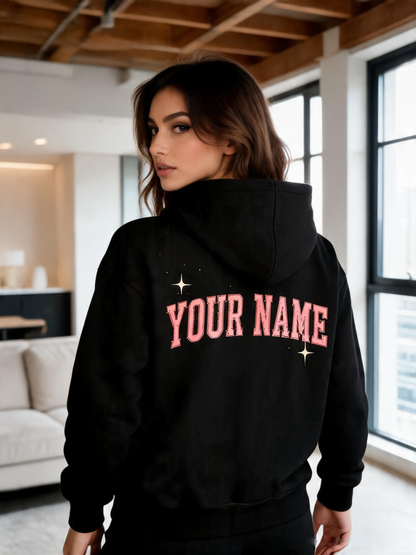 Personalized Nurse Skull Hoodie with Custom Name for Registered Nurse Gift