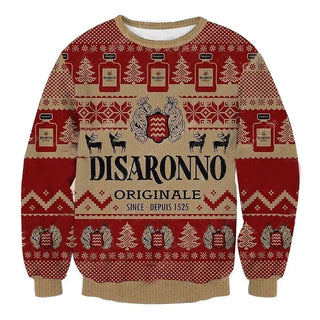 Unisex Disaronno Originale Since 1525 3D Ugly Christmas Sweater For Men & Women Christmas Gift Sweater BH1180