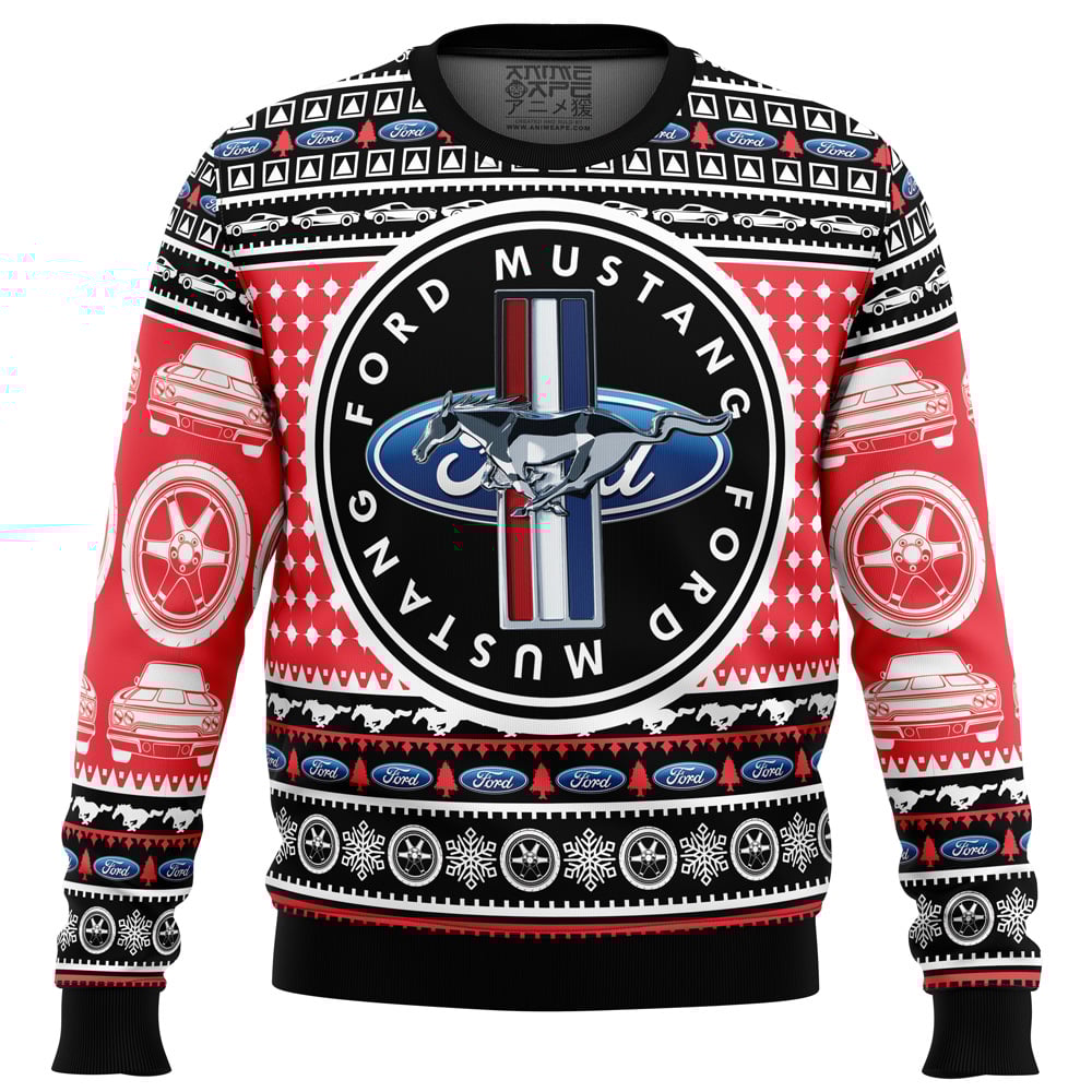Ford Mustang Ugly Christmas Sweater