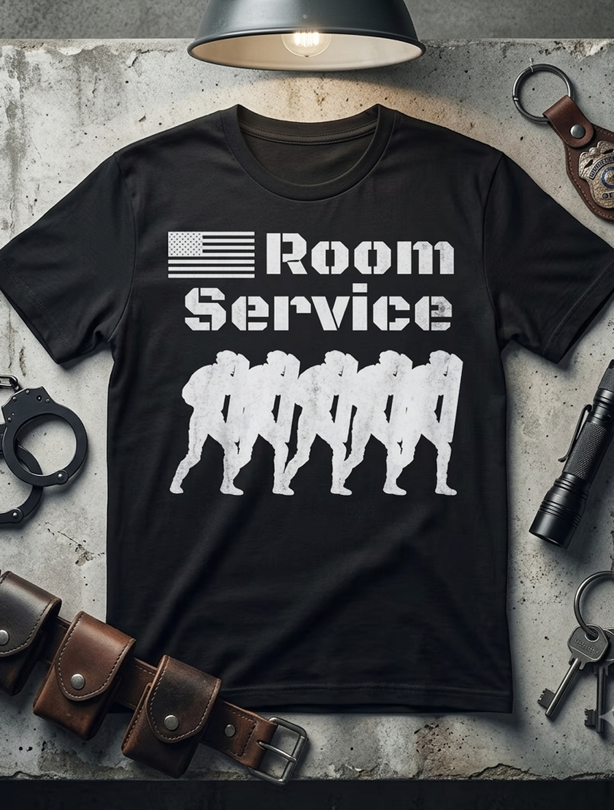 Custom CO Shirt - Room Service | Personalized Name & Badge