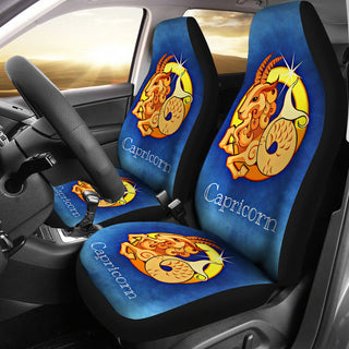 Zodiac Sign Carapricorn Car Seat Covers Car Seat Set Of Two Universal Car Seat Cover