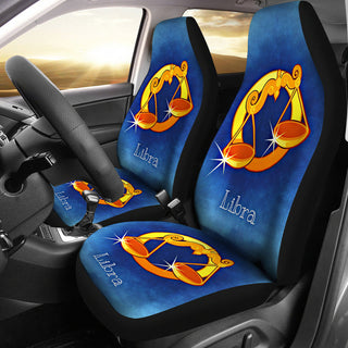 Zodiac Sign Libra Car Seat Covers Car Seat Set Of Two Universal Car Seat Cover