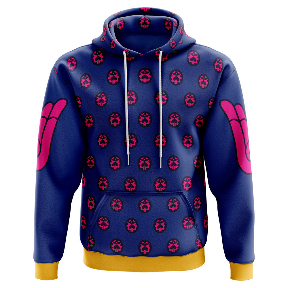 Giorno Giovanna Manga Pattern Jojo's Bizarre Adventure Hoodie
