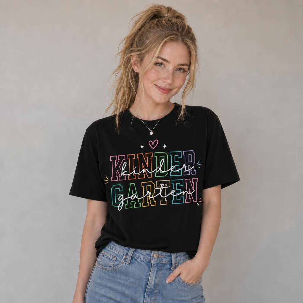 Personalized Kindergarten Class Teacher Shirt Custom Name Unisex T-Shirt