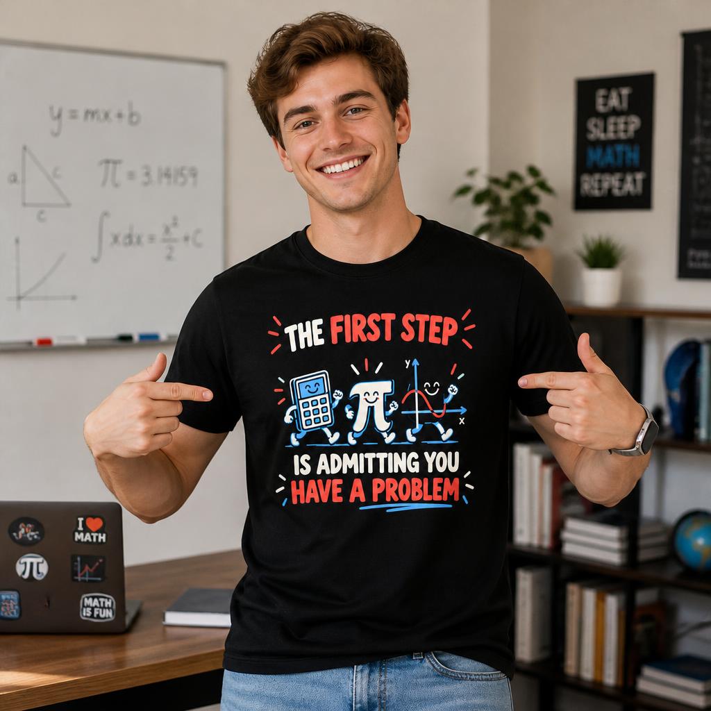 Personalized Custom Math Problem Solver Funny Math Teacher Unisex T-Shirt