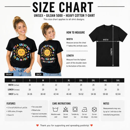 Personalized Pre-K Teacher Shirt Little Rays Of Sunshine Custom Name Tee
