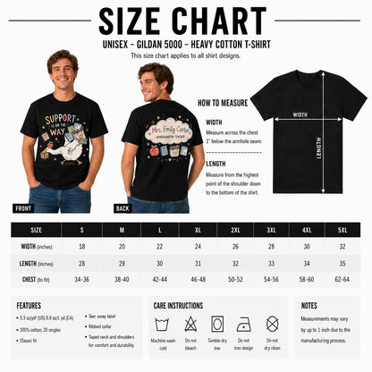 Custom Special Education Teacher Silly Goose Special Ed Team Shirt Support Is On The Way Unisex T-Shirt