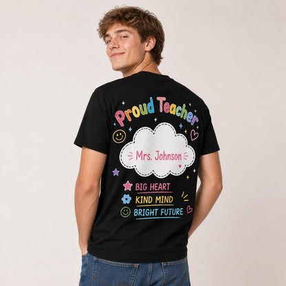 Personalized Happy To See Your Face Shirt Colorful Teacher Unisex T-Shirt