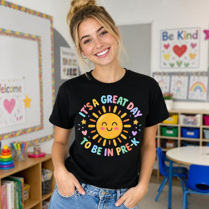 Personalized Pre-K Teacher Shirt Little Rays Of Sunshine Custom Name Tee