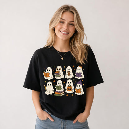 Custom Kindergarten Ghost Teacher Shirt Personalized Fall Halloween Unisex T-Shirt