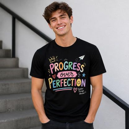Personalized Teacher Shirt Progress Over Perfection SPED Custom Name Tee