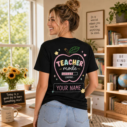 Custom Happy To See Your Face Teacher Shirt Back to School Gift Unisex T-Shirt
