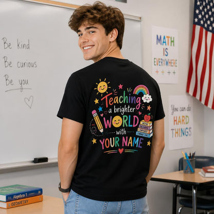 Personalized Math Teacher Shirt Be Like Subtraction Make A Difference Tee