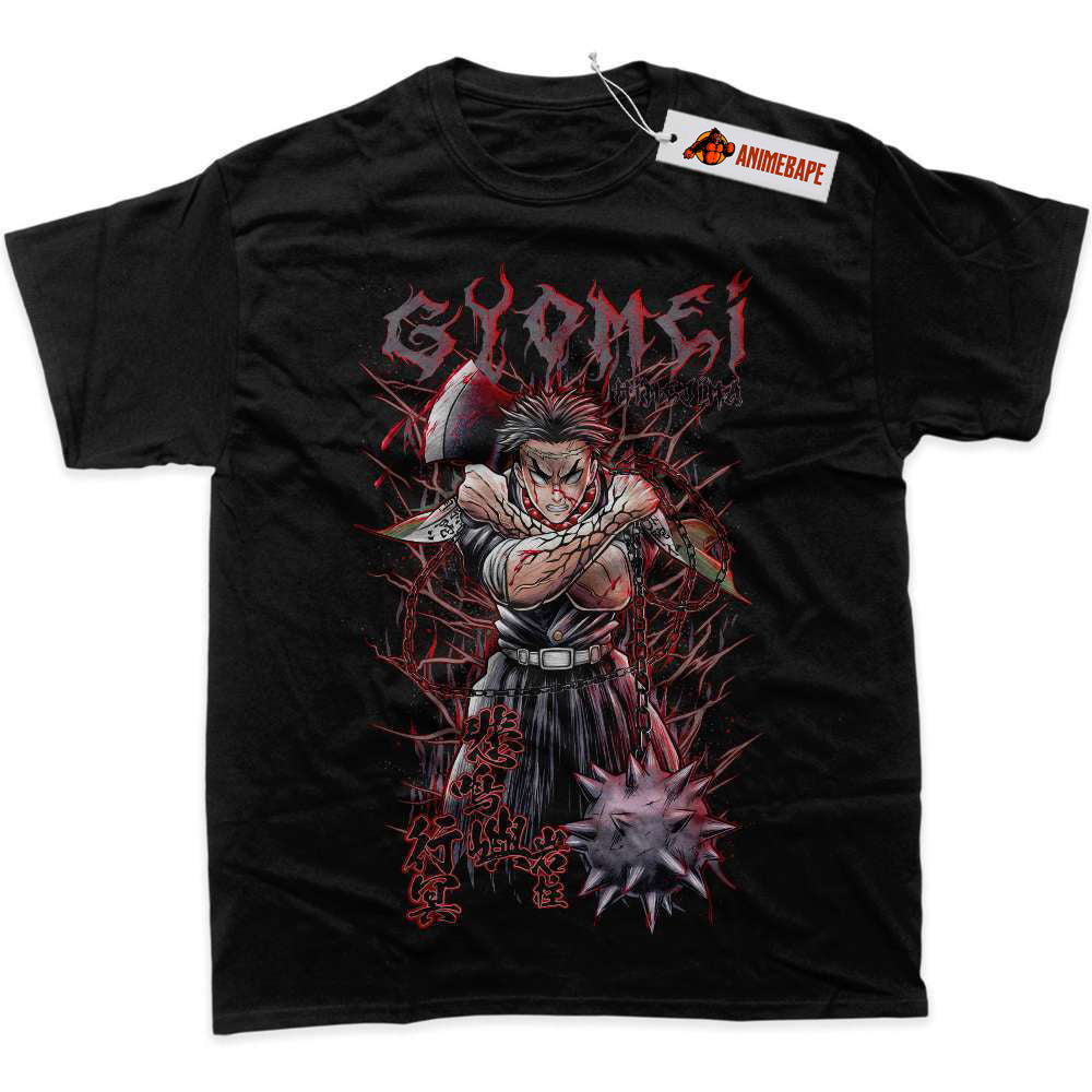 Demon Slayer Gyomei Himejima Graphic T-Shirt, Anime Shirt