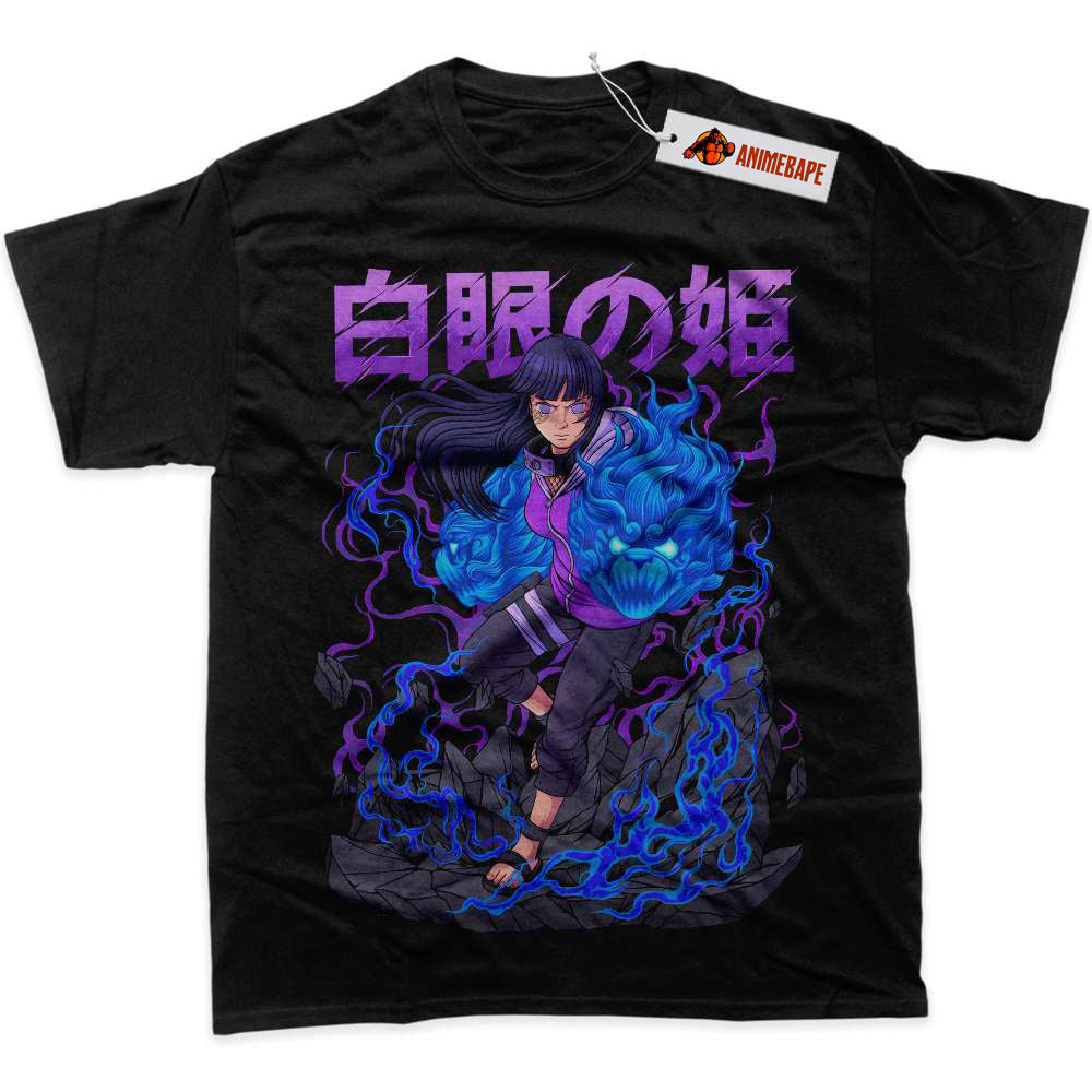 Hinata Hyuga Naruto Graphic T-Shirt, Anime Shirt for Fans