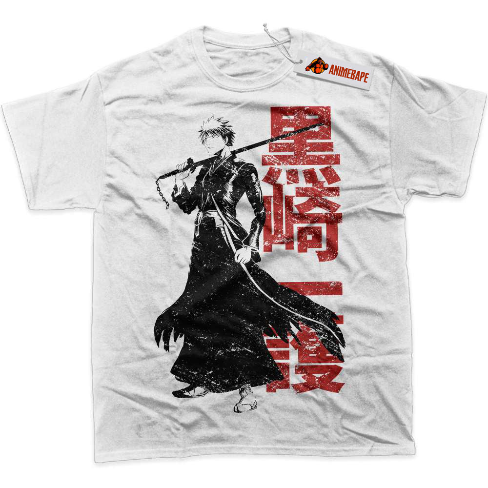 Bleach Ichigo Kurosaki Graphic T-Shirt, Anime Inspired Shirt