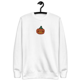 Fall Pumpkin Embroidered Halloween Sweatshirt 2D Crewneck Sweatshirt All Over Print Sweatshirt For Women Sweatshirt For Men SWS3285