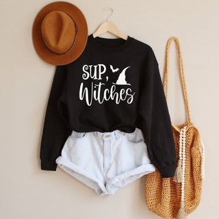 Sup Witches Shirt, Halloween Sweatshirts, Halloween Sweater, Halloween Crewneck