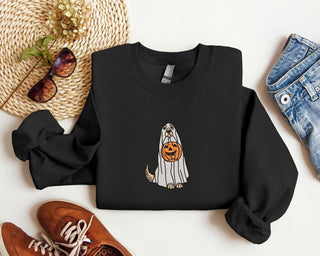 Embroidered Ghost Dog Sweatshirt 2D Crewneck Sweatshirt All Over Print Sweatshirt For Women Sweatshirt For Men SWS2526