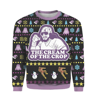 The Cream of the Crop Ugly Christmas Sweater For Men & Women Christmas Gift Thanksgiving Sweater US4398