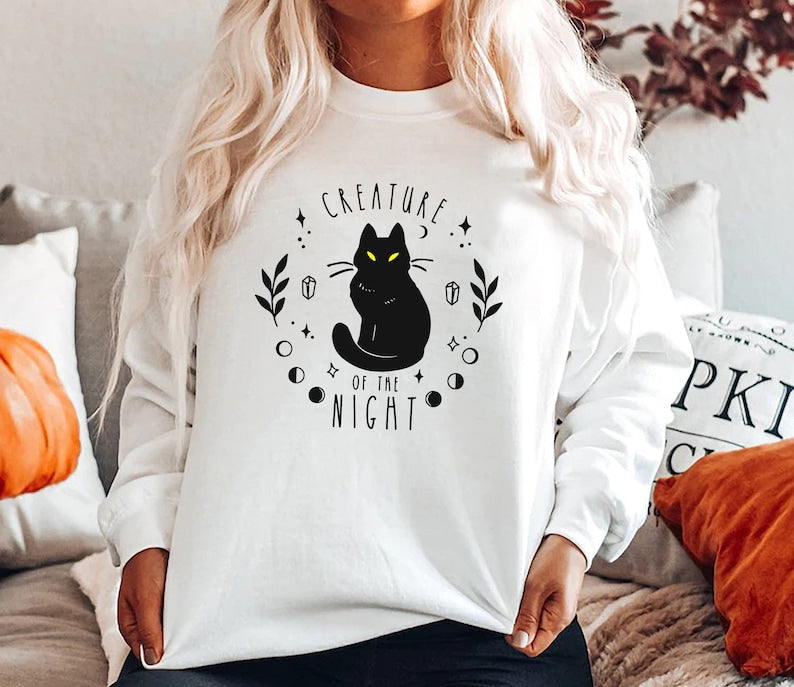 Mens cat sale sweatshirt