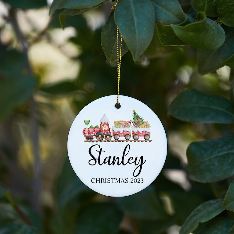 Personalized Christmas Decoration Gift Ornament Christmas Ceramic Ornament Anniversary Christmas Gift ON1208