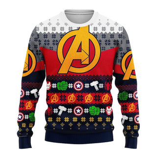 Avengers Ugly Christmas Sweater For Men & Women Christmas Gift Sweater US3875