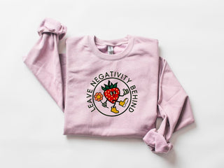 Strawberry Embroidered Sweatshirt 2D Crewneck Sweatshirt All Over Print Sweatshirt For Women Sweatshirt For Men SWS3478