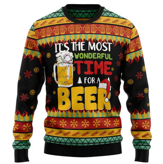 Beer Season Ugly Christmas Sweater For Men & Women Christmas Gift Sweater US2688