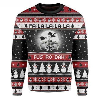 Viking Game Ugly Christmas Sweater For Men & Women Christmas Gift Sweater US3777