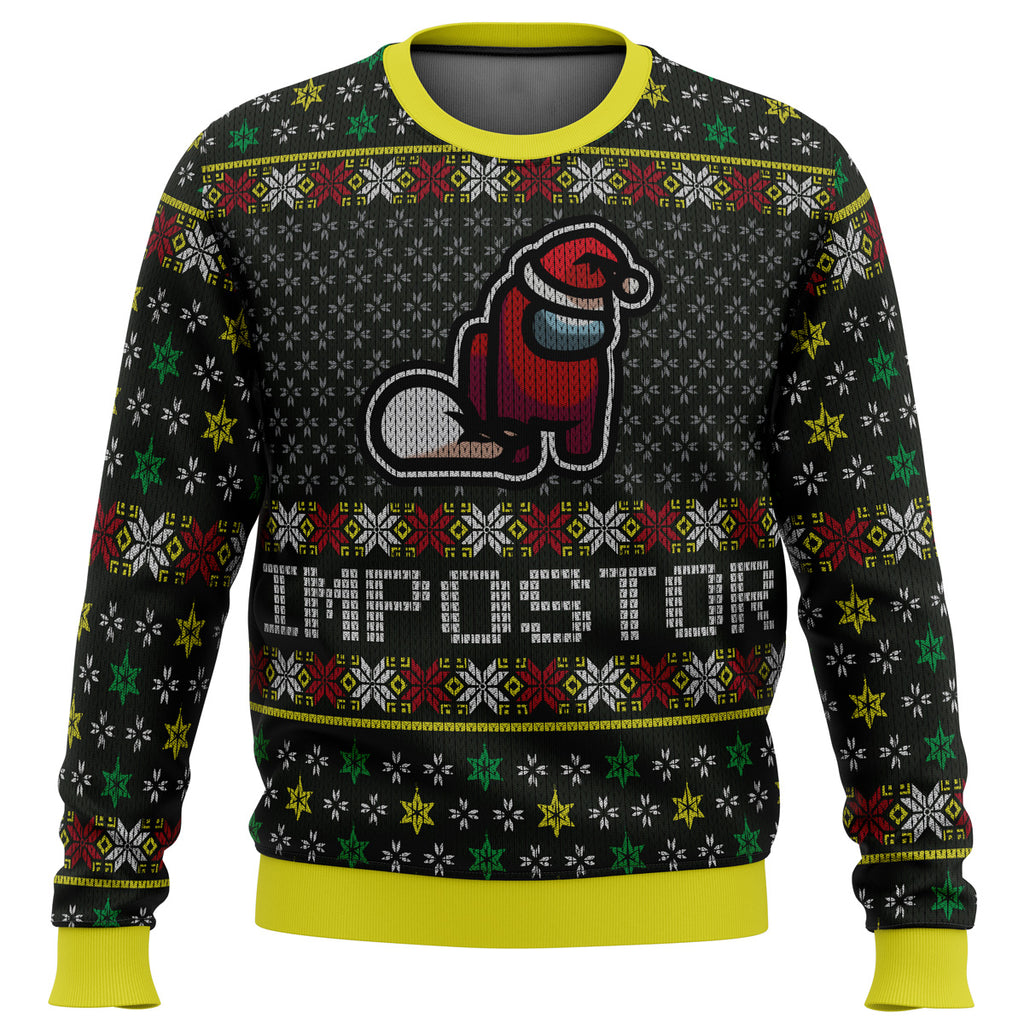 Impostor Among Us Ugly Christmas Sweater