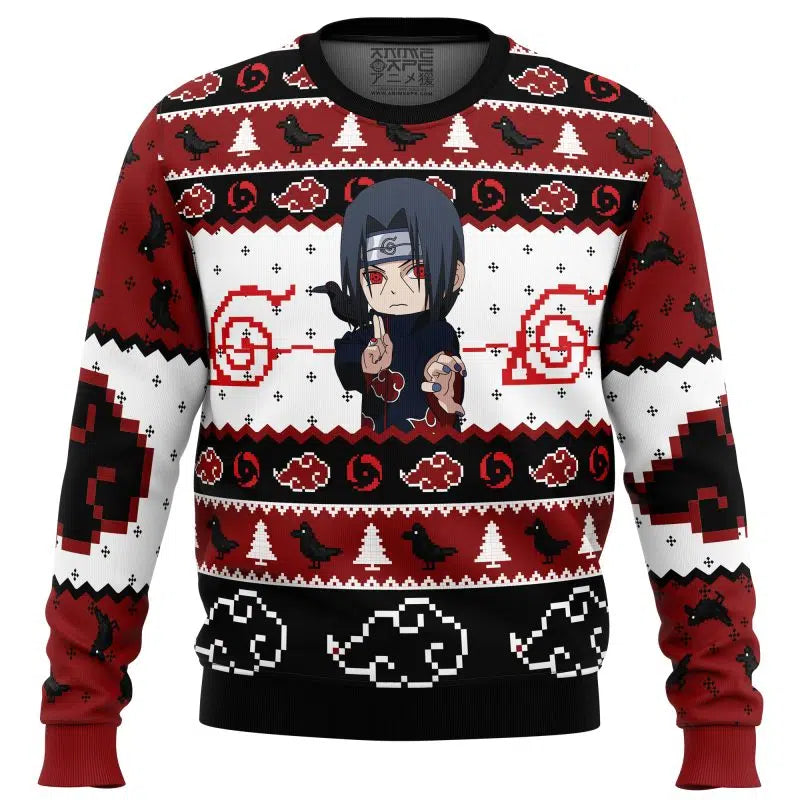 Itachi Uchiha Chibi Akatsuki Ugly Christmas Sweater