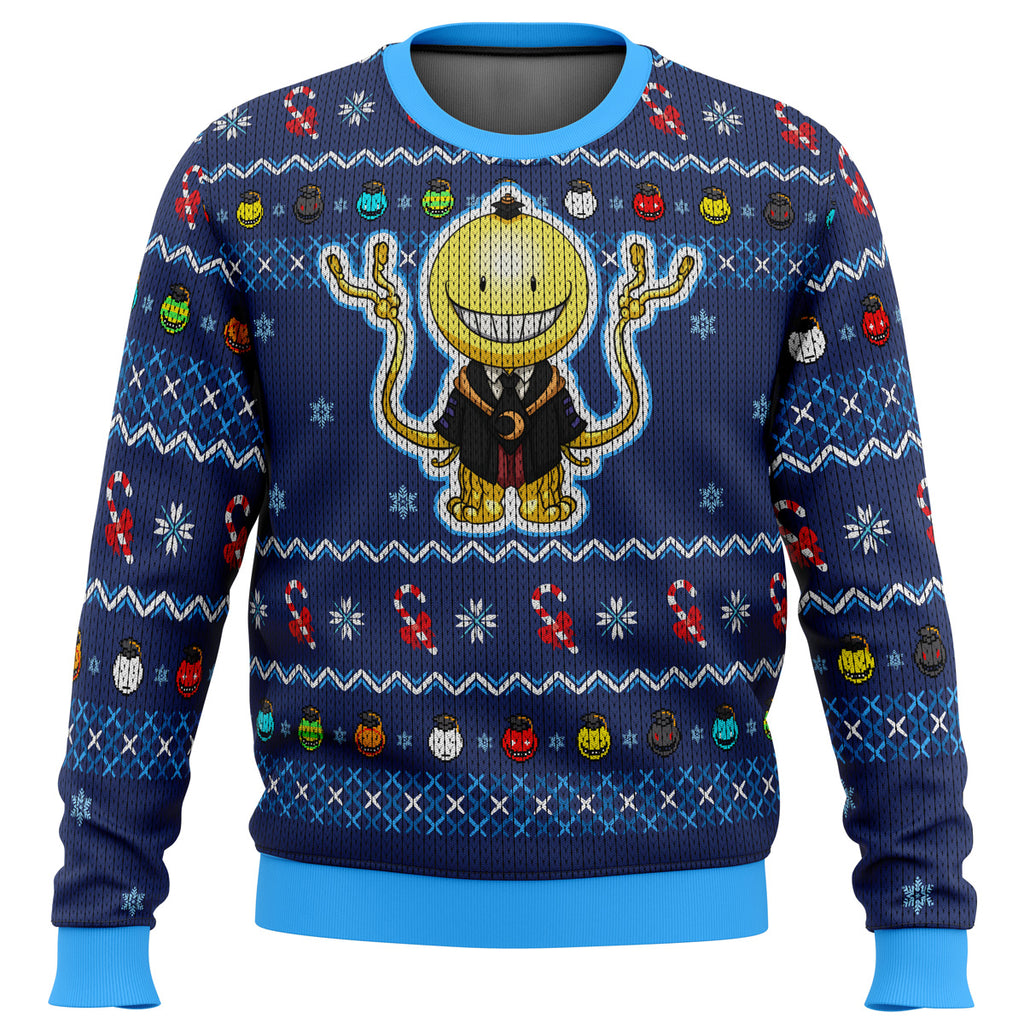 Koro Sensei Tentacles Assassination Classroom Ugly Christmas Sweater