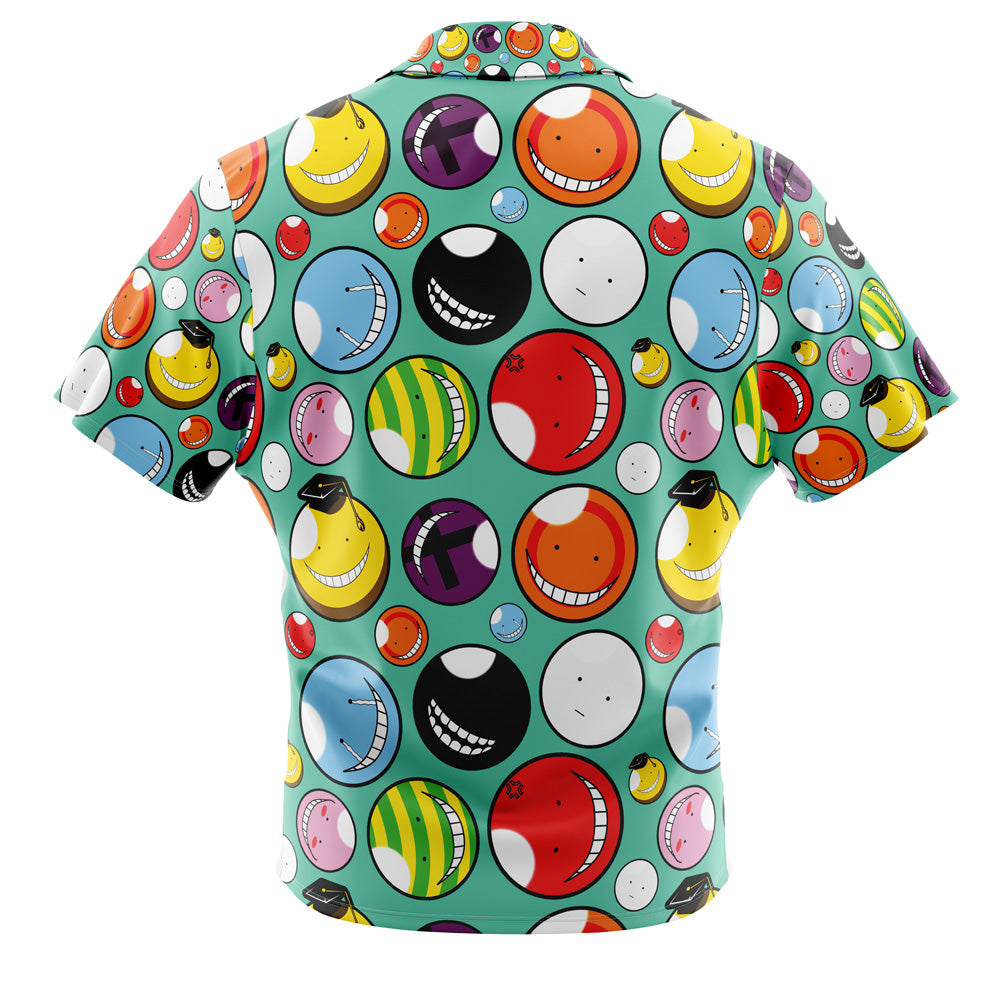 Koro-sensei Expressions Assassination Classroom Button Up Hawaiian Shirt