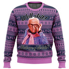 Leslie Jordan Well Sheesh Ugly Christmas Sweater