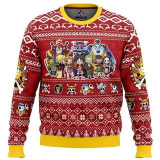 Merry Mugiwara Pirates One Piece Ugly Christmas Sweater