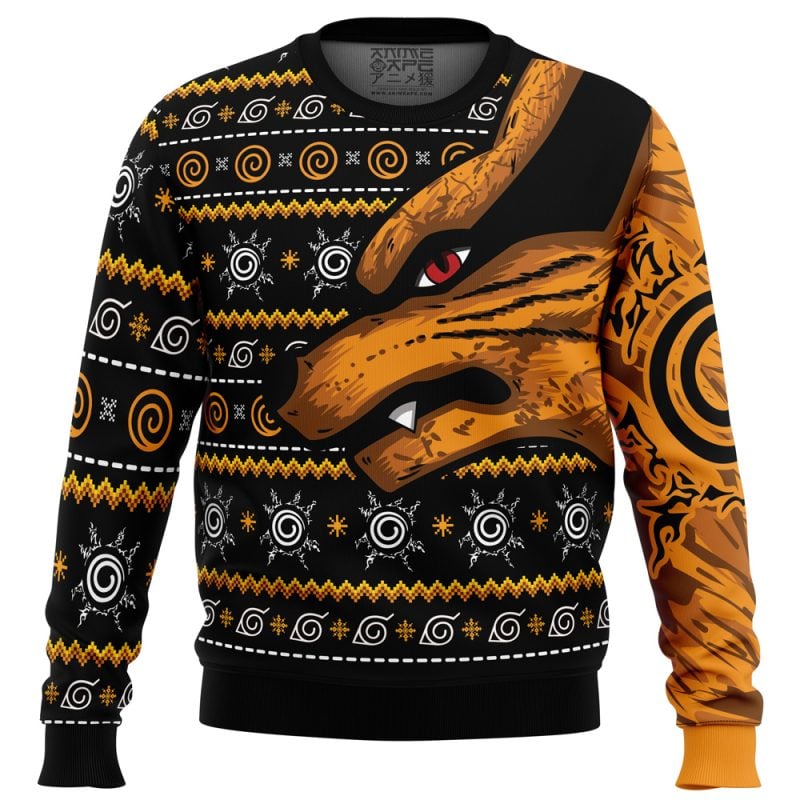 Nine Tails Mode Shippuden Christmas Sweater