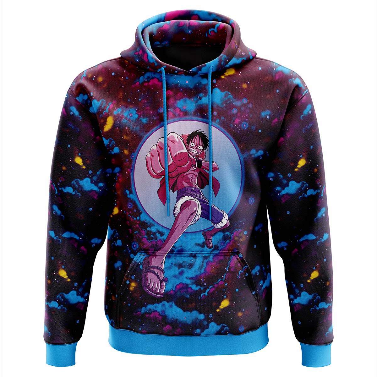 One Piece Lunar Ring Luffy Hoodie