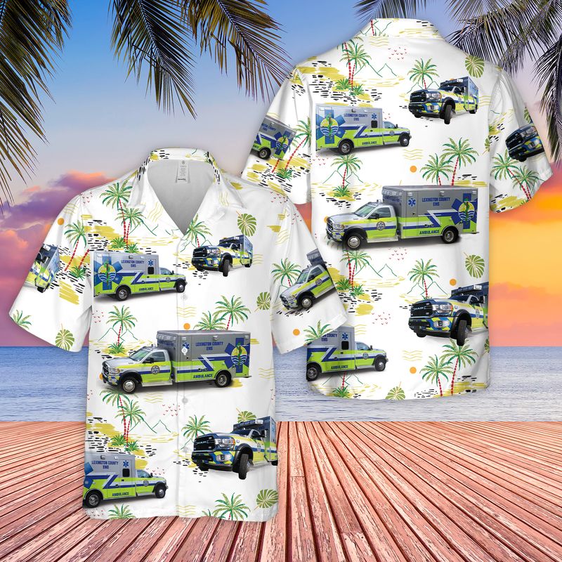 Lexington County South Carolina EMS Hawaiian Shirt
