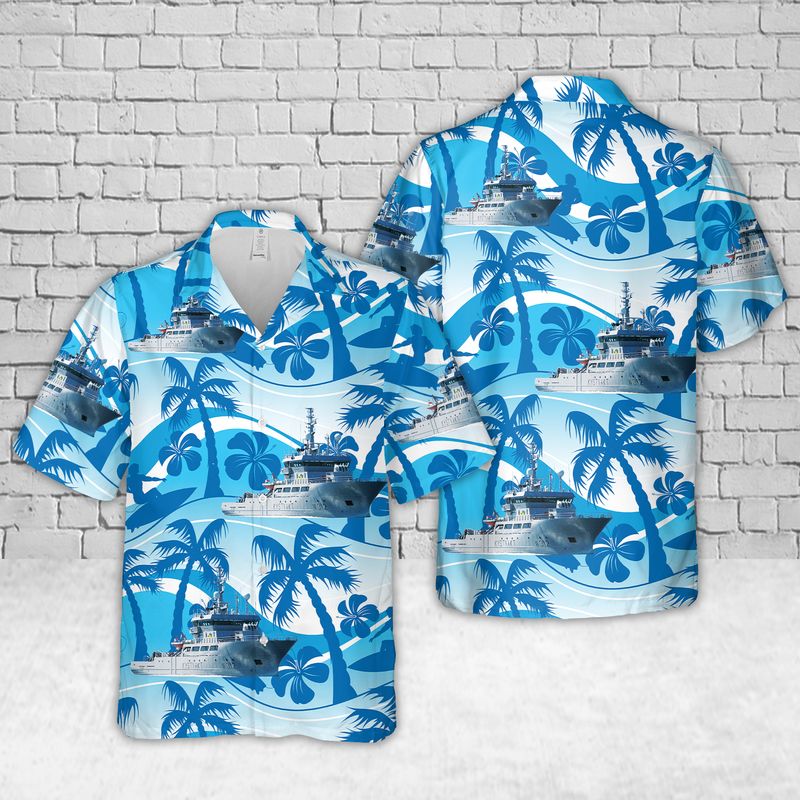 Norwegian Coast Guard NoCGV Alesund (W312) Hawaiian Shirt